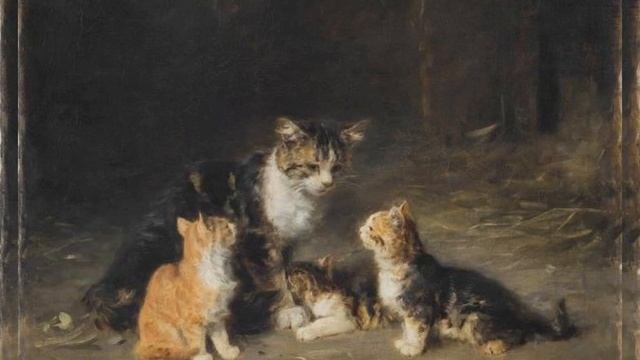 Котики в живописи и интересные факты о них смотреть онлайн