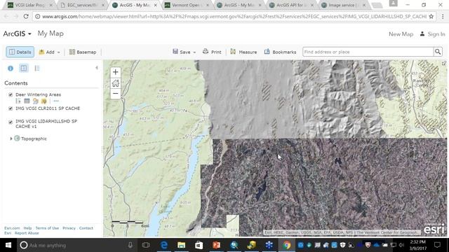 Using VCGI's NEW Lidar Services in ArcGIS: DEM and Hillshade смотреть онлайн