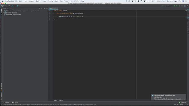Hola mundo Java + IntelliJ + Gitlab смотреть онлайн