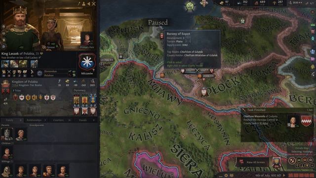 The House of Piast 867A.D. / Brave and Bold - Pt. 4 | Crusader Kings III смотреть онлайн