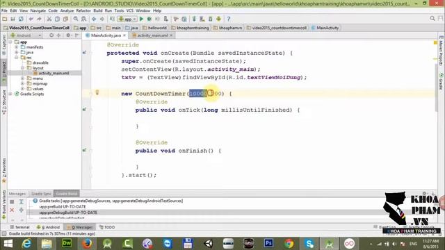 Bài 15/40: Sử dụng đối tượng CountDownTimer смотреть онлайн