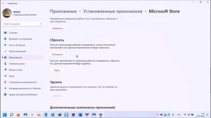 На windows 11 microsoft store не запускается