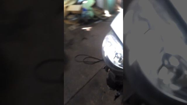 фары от Mercedes W222 на W221 переделка