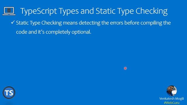 TypeScript Crash Course from scratch in Telugu || Part-1 || #VenkateshMogili || #WebGuru смотреть онлайн
