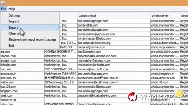 Bulk Whois Lookup Application смотреть онлайн