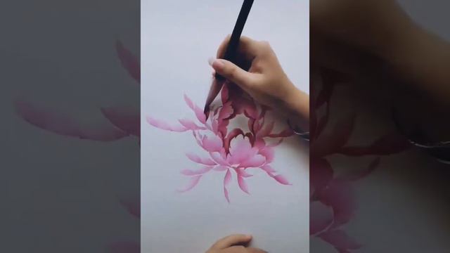Daddy's Chinese Paintings peony art 🤩😍 смотреть онлайн
