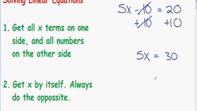 Solving Linear Equations смотреть онлайн