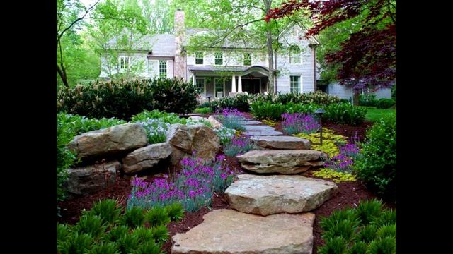 Идеи ландшафтного дизайна: садовые дорожки! 30 красивых садовых идей! смотреть онлайн