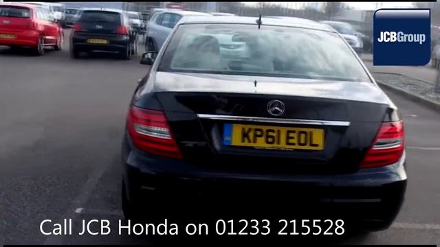 2011 Mercedes-Benz C Class C180 BLUEEFFICIENCY SE 1.8l Black Metallic KP61EOL for sale at JCB Honda смотреть онлайн