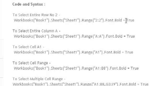 How to Select Entire Row or Column in Excel VBA Macro смотреть онлайн