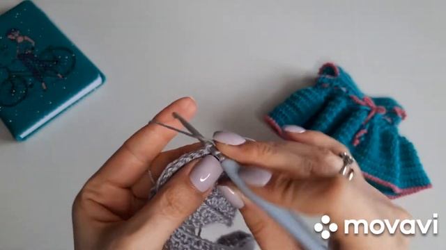 ☆Платье для мишки крючком☆ смотреть онлайн