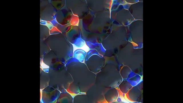 Abstract Liquid With Sound Of The Space / Пространственная абстрактная фигура под звуки космоса