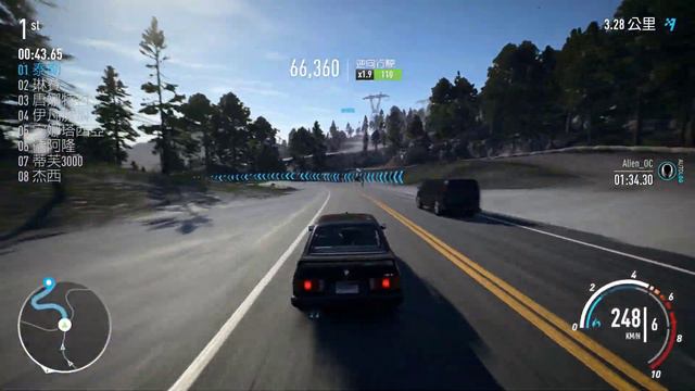 Need For Speed Payback - BMW E30 with Eurobeat смотреть онлайн