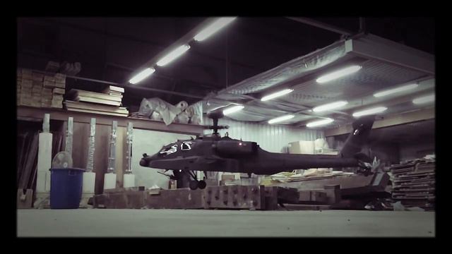 阿帕契試飛RC Scale Model Helicopter Apache Longbow AH-64D