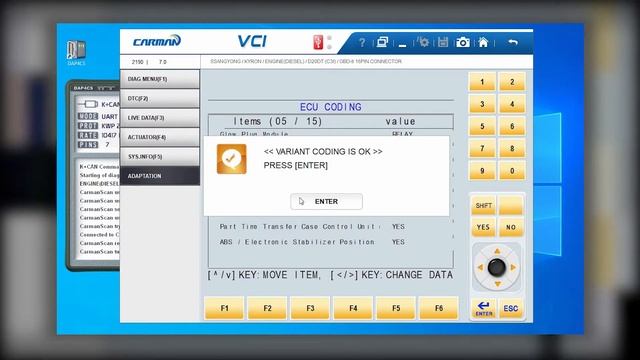Disabling immobilizer on SsangYong Kyron D20DT using DAP4CS смотреть онлайн