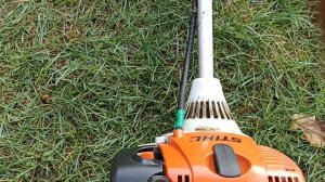 stihl fs 130  после настройки и ремонта.