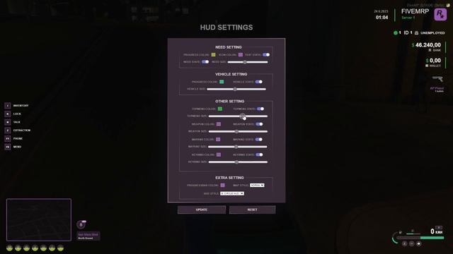 [ESX][QBCORE] EX HUD (Customizable and with Json save system) смотреть онлайн