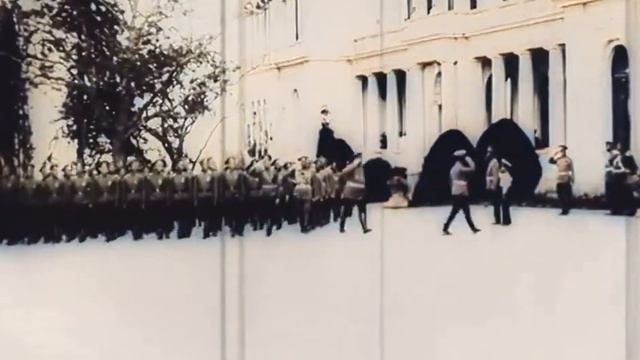 Парад 1914 + Голос царя Николая II (1914 год!). редкая запись ! Russian Tsar Nicholas II 's voice смотреть онлайн