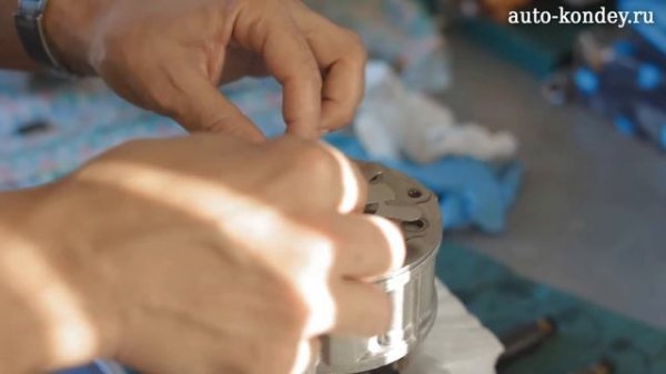 Ремонт компрессора кондиционера Denso.