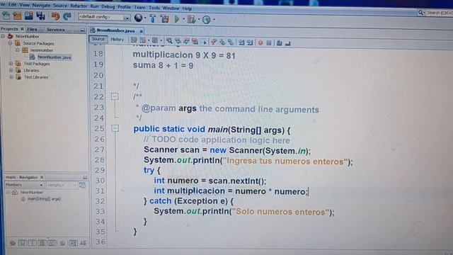 neon number en java netbeans смотреть онлайн