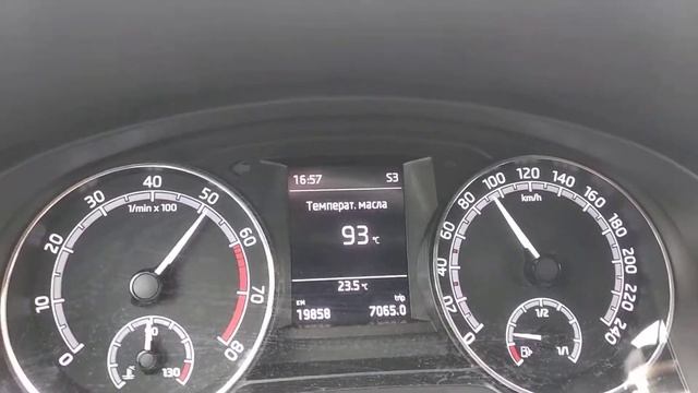 Разгон до 100км/ч Skoda Rapid 1.4 125 лс 2018г смотреть онлайн