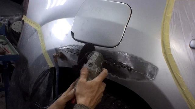 РВАНАЯ царапина НА КРЫЛЕ Renault Duster | Часть 1 смотреть онлайн