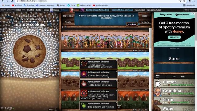 How to get INFINITE COOKIES in Cookie Clicker | Changing the Code | Cookie Clicker смотреть онлайн