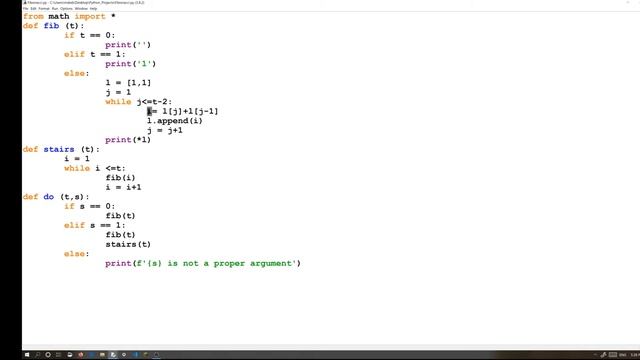 Fibonacci Numbers | Python Program смотреть онлайн