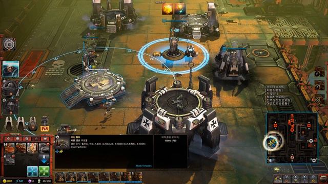 워해머 4만 전략 게임! : Dawn of war 3 - 1vs1vs1 개인전 모드! смотреть онлайн
