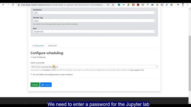 Deploying the DEEP development module (JupyterLab) смотреть онлайн