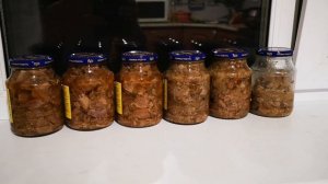 Тушёнка из свинины в афганском казане.