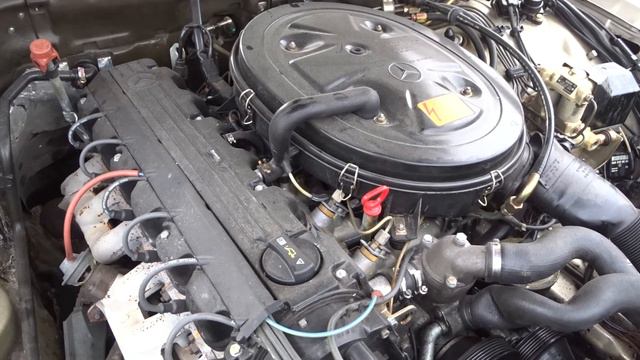 1991 Mercedes W126 300SE Engine Running 175,485 mi смотреть онлайн