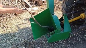 Щепорез на ВОМ трактора