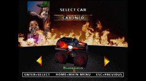 Twisted Metal 2 - Characters bios and special weapons.
