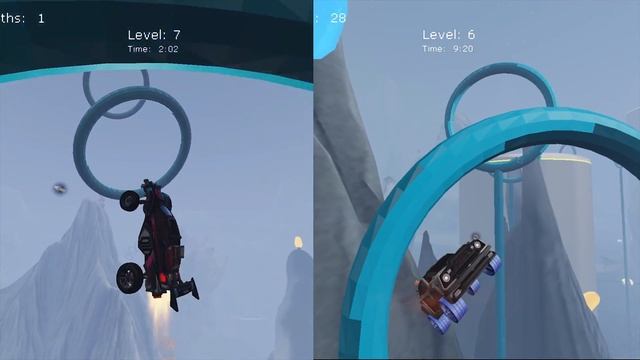 Сравнил механики Гранд чемпиона, даймонда и платины в Rocket League на кольцах от Lethamyr