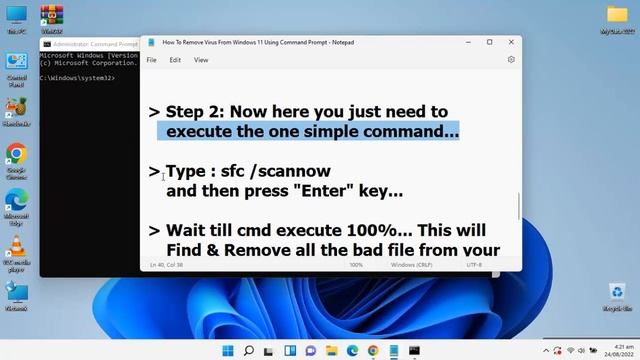 How to Remove Viruses using CMD Windows 11 | Delete All Virus From PC Without Antivirus | Easily смотреть онлайн