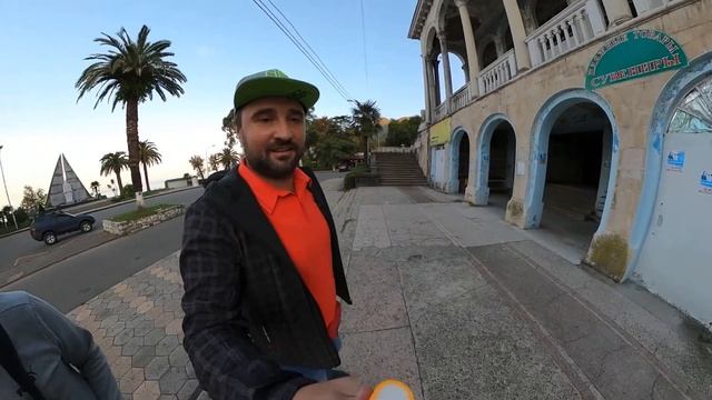 Экскурсия в Абхазию, старая Гагара - колонада и жд станция Гагрипш. смотреть онлайн