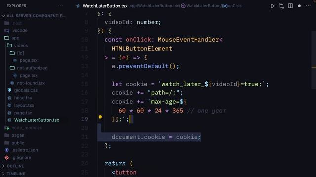 cookies | Next.js 13 server components functions (6/7) смотреть онлайн