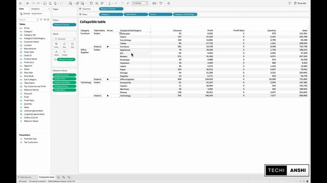How to Create Accordion Table in Tableau | Expanding & Collapsing Table using Arrows in Tableau смотреть онлайн