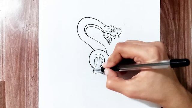 How to draw a sword with snake || Sword tattoo drawing смотреть онлайн