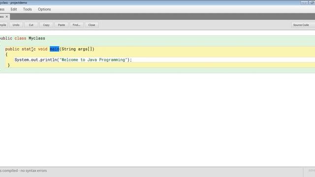 Java identifier and BlueJ смотреть онлайн
