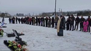 Возложение цветов на воинских захоронениях Алопово, Спас-Прогнанье 23 февраля.