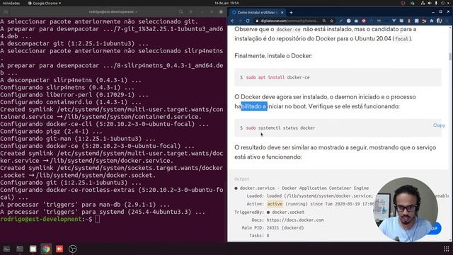 Instalação do Docker no Ubuntu 20.04 | PASSO A PASSO PARA INICIANTES | Tutoriais - #01 смотреть онлайн
