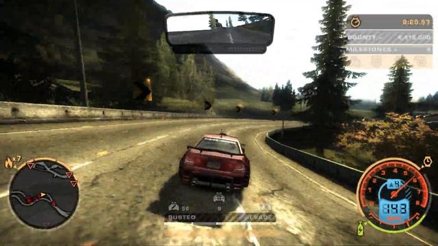 NFS Most Wanted Lexus IS300 Police Chase Pursuit Relentless смотреть онлайн