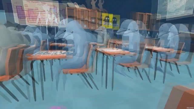 [CRAZY- Games] Симулятор СПИСЫВАНИЯ на ЭКЗАМЕНЕ (Classroom Aquatic) смотреть онлайн