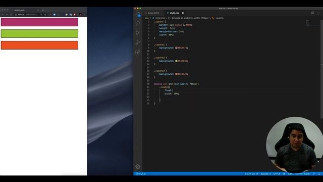 Aprender media queries de css en 8 minutos смотреть онлайн