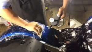 Максимальная защита мотоцикла - оклейка бронепленкой.