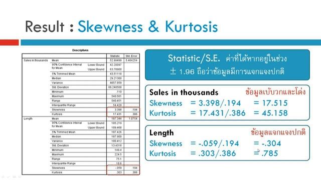 ข้อมูลแจกแจงปกติหรือไม่ จะตรวจสอบอย่างไร? -สถิติพรรณนา смотреть онлайн