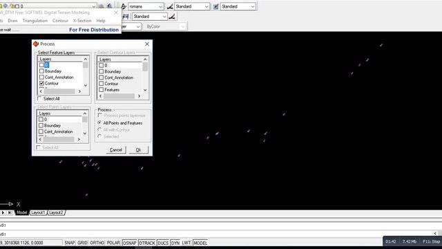 How to import Excel data to Autocad with the help of SW_DTM | Draw contour смотреть онлайн