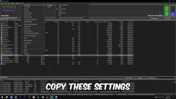 Best 2024 Process Lasso And Park Control Settings (STABLE FPS) (0 INPUT LAG)